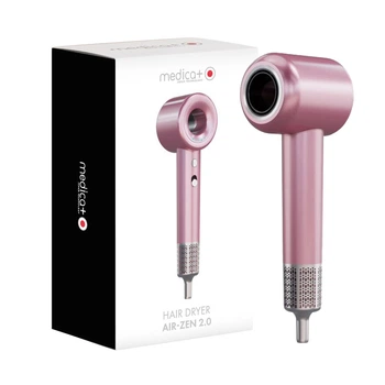 Фен для волосся Medica+ Air-Zen 2.0 1450 Вт, безщітковий двигун, Rose Gold