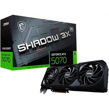 ідеокарта MSI GeForce RTX 5070 12G SHADOW 3X OC (G5070-12S3C)