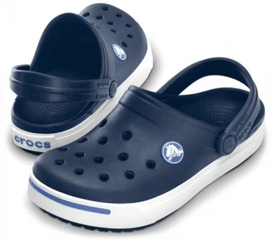 Дитячі крокси для хлопчика Crocs Crocband 2 Navy (24/25, синій)