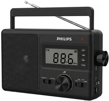 Радіоприймач PHILIPS TAR3368 USB TF MP3 Portable