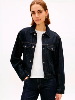 Джинсовая куртка женская Tommy Hilfiger 912624351 34 Синяя (1161074092)
