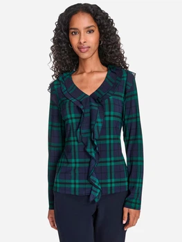 Блузка женская Tommy Hilfiger 402483927 M Серый/Зеленый (1161118741)