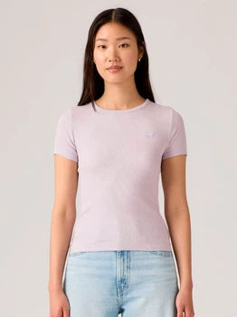 Футболка бавовняна жіноча Levi`s 218839198 XL Бузкова (1161036361)