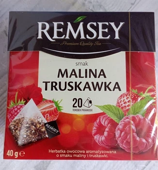 Чай фруктовий малина полуниця 20 п Remsey