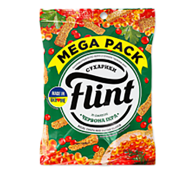Сухарики Flint 100г ікра