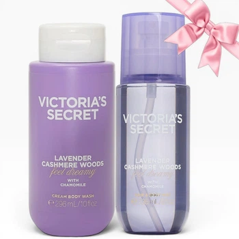 Подарунковий набір Victoria's Secret Lavender Cashmere Woods Cream Body Wash + Mist (1803/1800)