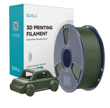 PETG SUNLU Зеленый Оливковый на катушке 1кг филамент пластик для 3D принтера