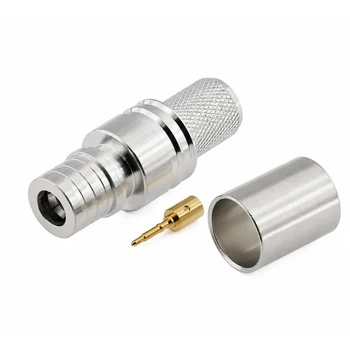 Коаксиальный высокочастотный разъем QMA Male 1шт для RG8 LMR400 RF-штекер 50 Ом для стабильной передачи сигнала
