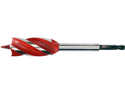 Сверло по дереву YATO 25 x 165 мм HEX 1/4" 4-спиральное YT-44687
