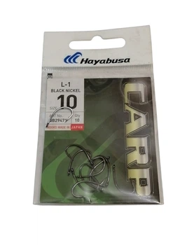 Гачки коропові Hayabusa L1 Black Nickel N 10