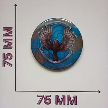 Значок Harry Potter Гарри Поттер Ravenclaw Рейвенклов 7,5 см (21719)
