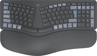 Klawiatura bezprzewodowa Hama WK-900 Ergo Wireless Black (U8173071)