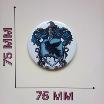Значок Harry Potter Гарри Поттер Ravenclaw Рейвенклов 7,5 см (21723)