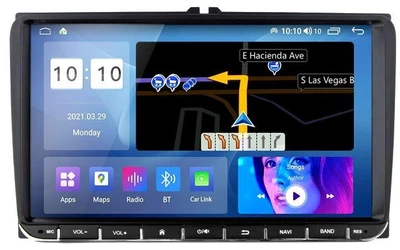 Штатна магнітола CARWAY Volkswagen 4/32GB з CarPlay для Passat B6 B7 Golf Jetta Polo Caddy Touran Android 13