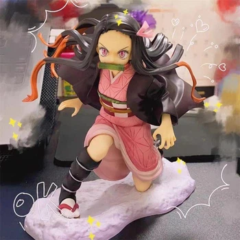 Аниме фигурка Незуко "Клинок рассекающий Демонов" 15 см Nezuko Demon Slayer, клинок уничтожающий демонов