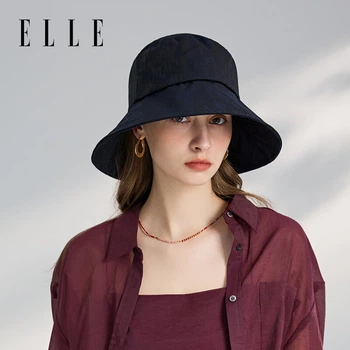 Панама ELLE жіноча широкопола складана, дорожній сонцезахисний капелюх