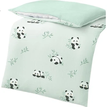 Комплект постельного белья Beyond Kids для детского сада из хлопка, 7 предметов, 60x135 см, расцветка «Панда»