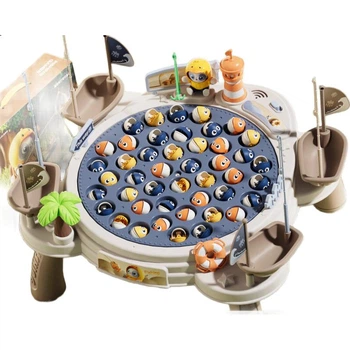 Игрушка Taodudu магнитная рыбалка электрическая для детей 3-6 лет