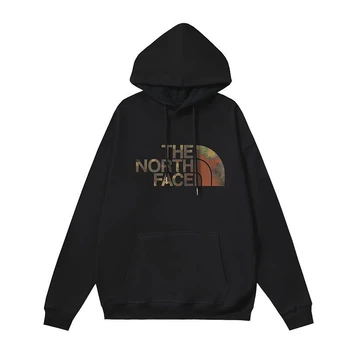 Худі The North Face демісезонне з капюшоном чорне L (TNFH02)
