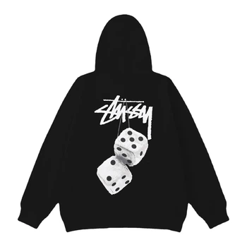 Мужское худи Stussy Черный Размер XL (STS005)