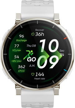 Смарт-годинник Amazfit Active 3 Premium Aero White (W2558GL3N)