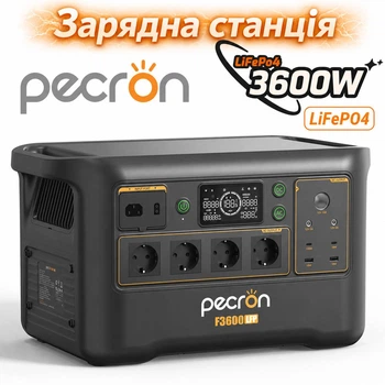 Зарядная станция Pecron F3000LFP APP Control, 3072/3600Wh LiFePO4, MPPT 400W max литий-железо-фосфат