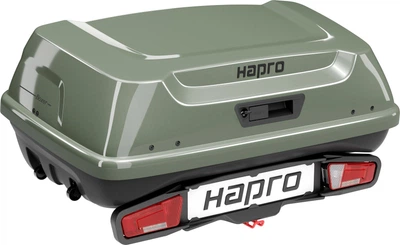 Бокс на фаркоп із кріпленням Hapro Boxer M (Sage Green) 37506 + Hapro Frame 37330 (HP 37506-37330)