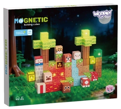 Магнітний конструктор Woopie Ліс 58922 75 елементів (5906280658922)