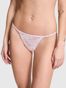 Трусики стринги женские Victoria's Secret 204846362 L Розовые (1161105543)