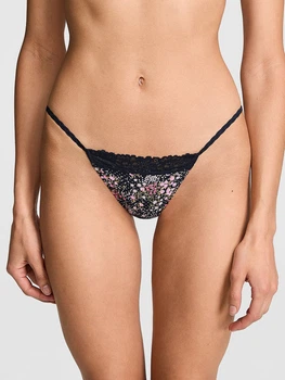 Трусики бикини женские хлопковые Victoria's Secret 271652403 XS Синие (1161044165)