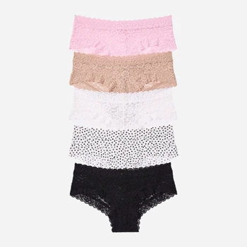 Набор трусиков бразилиана женских Victoria's Secret 280838264 S 5 шт Пастельный микс (1161070015)