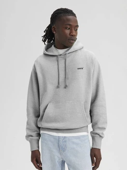 Худи утепленное мужское Levi`s 337997138 XL Серое (1161079876)