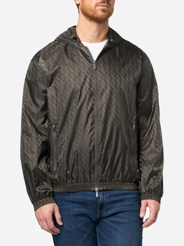 Куртка демісезонна з капюшоном чоловіча Armani Exchange 467310084 S Зелена (1161048346)