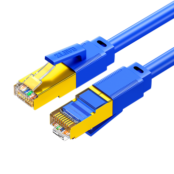 Патч-корд ZLEUE BL7300 Cat 7 экранированный 10 Гбит/с 30 м Синий