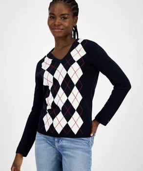 Женский свитер Tommy Hilfiger кофта 1159863441 (Синий XXL)