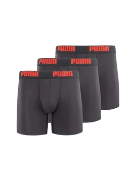 Фирменные мужские трусы боксеры PUMA набор 3 шт 1159902856 (Черный L)