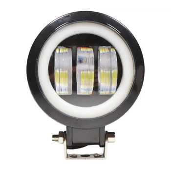 Дополнительная LED фара JR 30W круглая с габаритом 12-24V