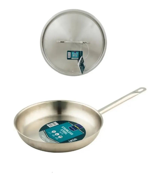 Сковорідка з кришкою Metro Proffesional Frying Pan 20см Індукція