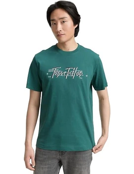Футболка Tom Tailor М0138930 (1047773) колір зелений (М0138930 - 248837)