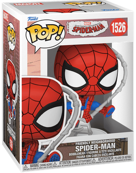 Фигурка Funko Pop! HEROES: Marvel — #1526 Friendly Neighborhood Spider-Man, Дружелюбный сосед Человек-Паук