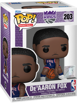 Фигурка Funko Pop! Sports: NBA — #203 Ди'Аарон Фокс (De'Aaron Fox — 2024 City Edition Uniform)