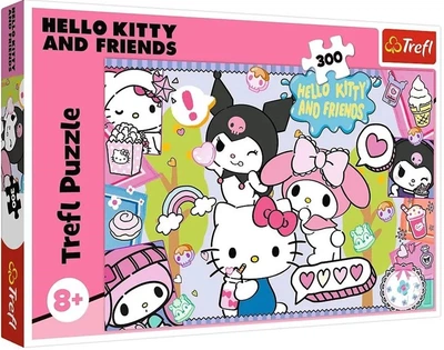 Пазл Trefl: Hello Kitty — Сумасшедшее трио (300 эл.) — 23039