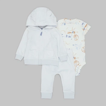 Детский комплект Carter's толстовка, штаны и боди 1159864764 (Разные цвета 3M) на рост 55-61 см