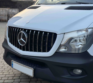 Передняя решетка GT Panamericana Хром для Mercedes Sprinter W906 2006-2018 гг