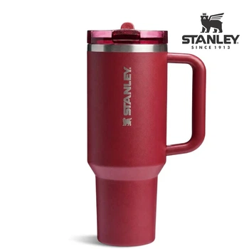 Термочашка Stanley The Quencher ProTour Flip Straw Tumbler 40 oz (1,182 л) Бордовая
