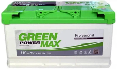 Акумуляторна батарея GREEN POWER Max 6СТ-110АЗ (0) (L5) 950А 12V (E)