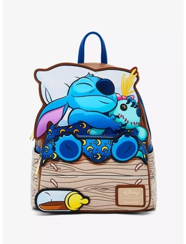 Рюкзак Сплячий Стіч Disney Lilo & Stitch Sleeping Stitch Mini Backpack Loungefly