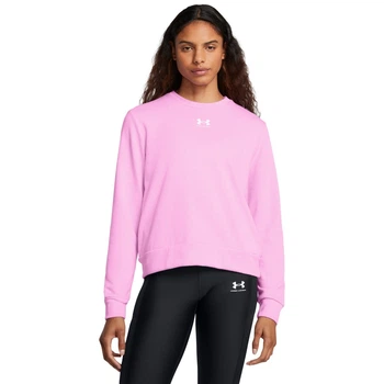 Жіночі sweatshirt Rival Terry Crew Pink XS - Under Armour