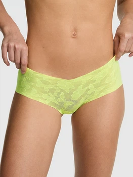 Трусики хипхаггеры Victoria's Secret PINK 1160420496 (Желтый S)
