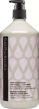 Шампунь для збереження кольору Contempora з маслом обліпихи і граната Color Protection Shampoo 1000 мл
